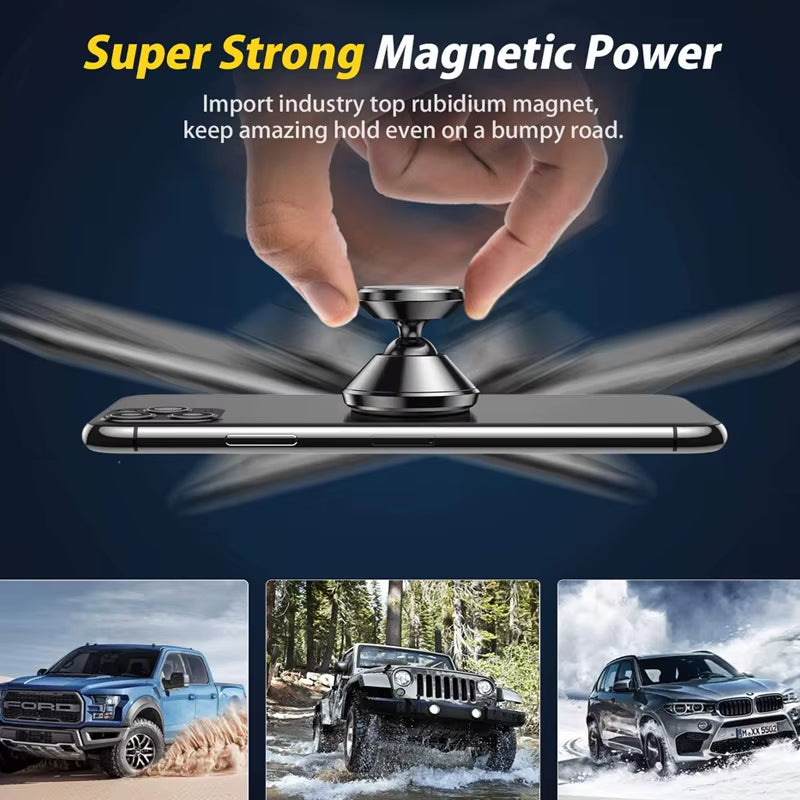 Magnetic Car Phone Holder Magnet Mount Bracket Stick on Car Dashboard Wall Mobile Cell Support in Car for Iphone Samsung Xiaomi