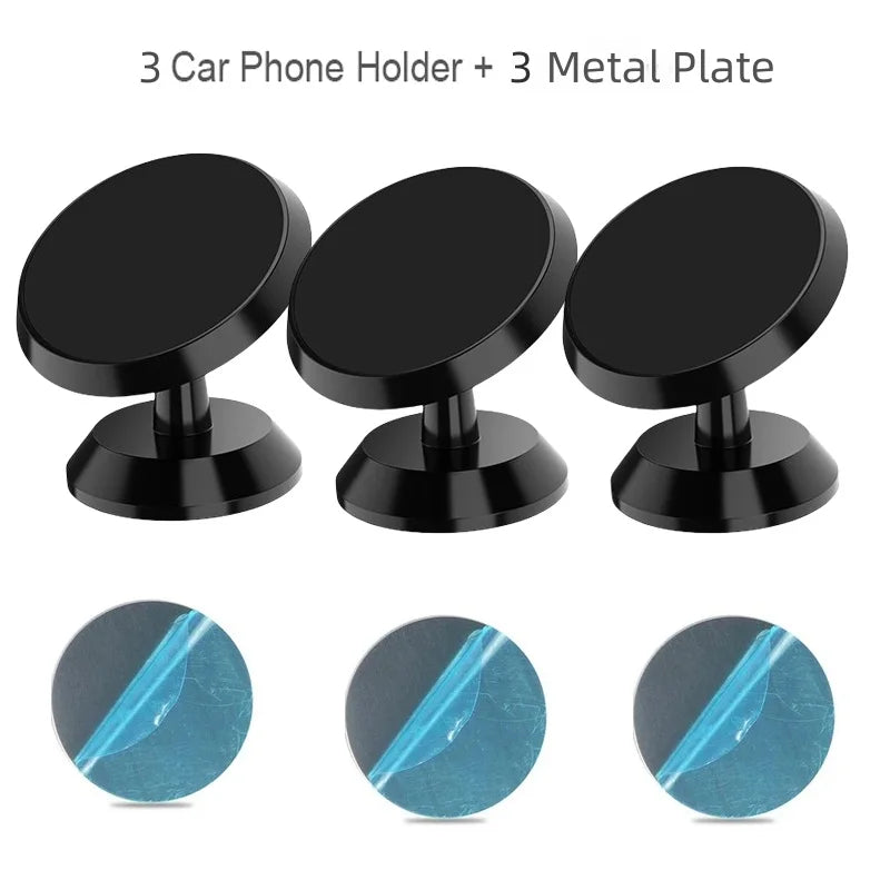 Magnetic Car Phone Holder Magnet Mount Bracket Stick on Car Dashboard Wall Mobile Cell Support in Car for Iphone Samsung Xiaomi