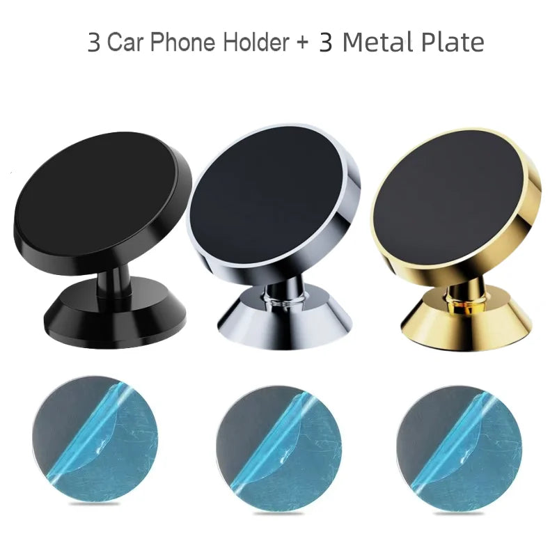 Magnetic Car Phone Holder Magnet Mount Bracket Stick on Car Dashboard Wall Mobile Cell Support in Car for Iphone Samsung Xiaomi
