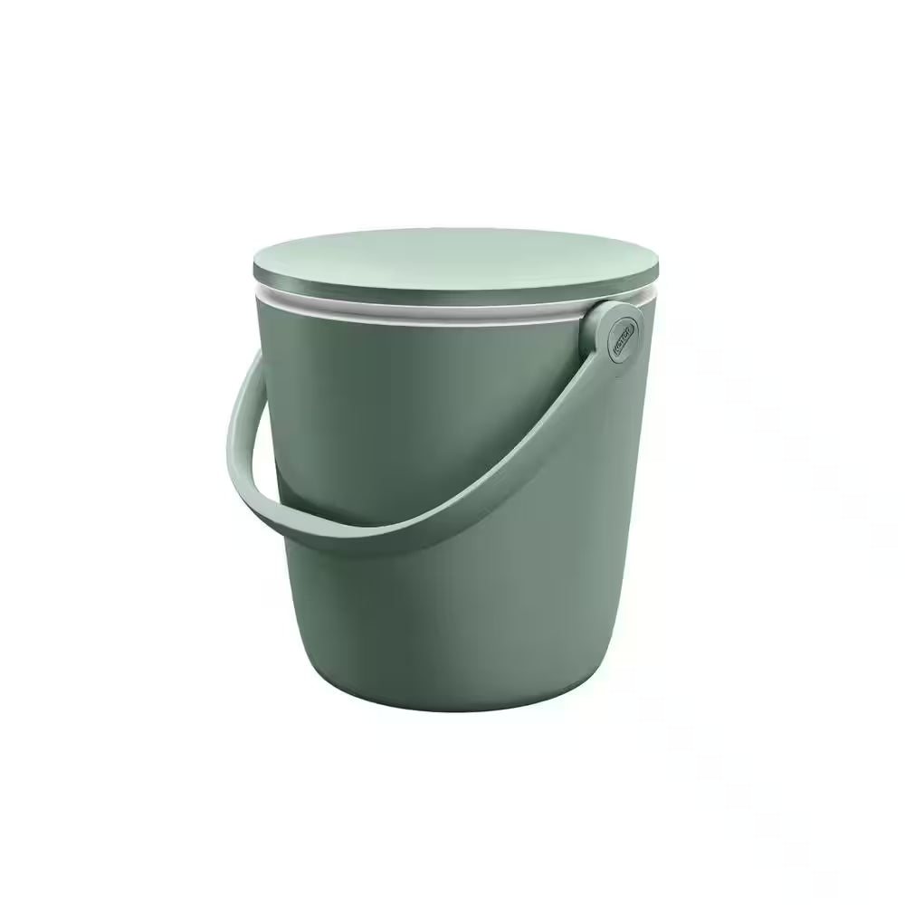 Go Bar Green Resin Outdoor Side Table and Cooler