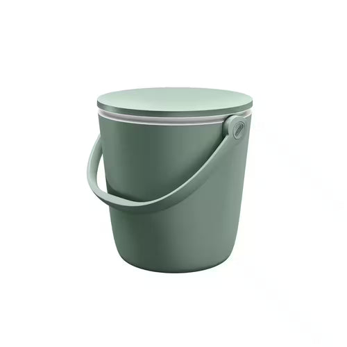 Go Bar Green Resin Outdoor Side Table and Cooler