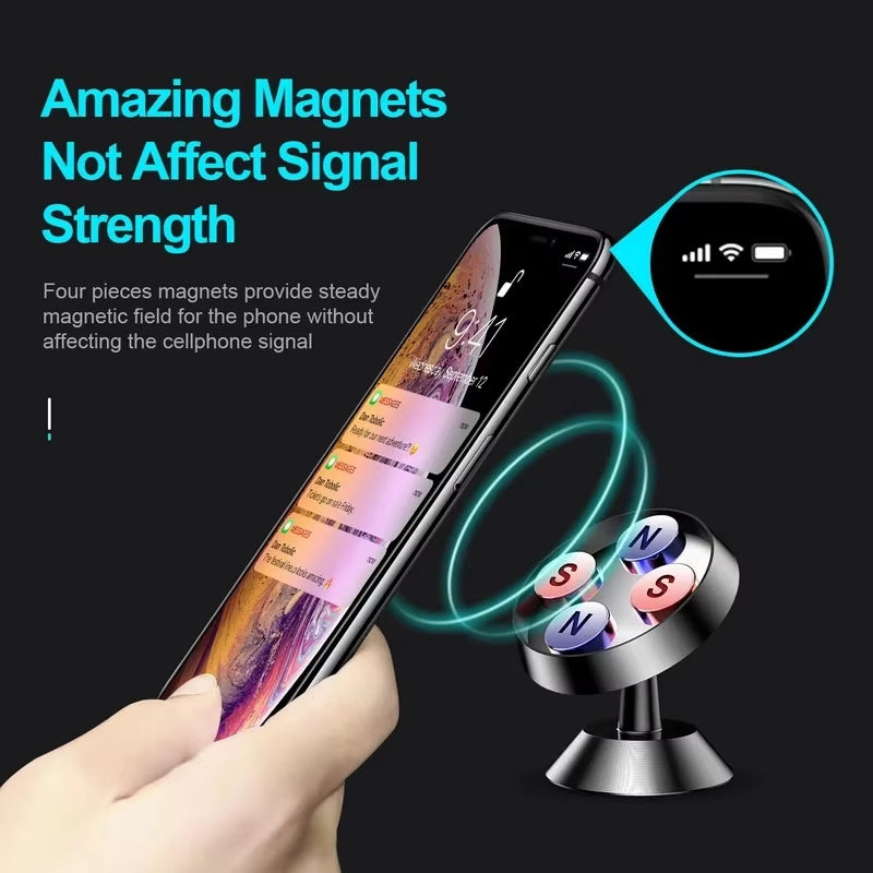 Magnetic Car Phone Holder Magnet Mount Bracket Stick on Car Dashboard Wall Mobile Cell Support in Car for Iphone Samsung Xiaomi